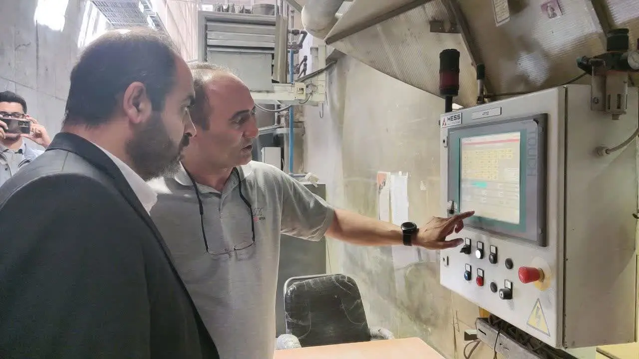 بازدید مهندس رستمی از کارخانه پرین بتن آمود