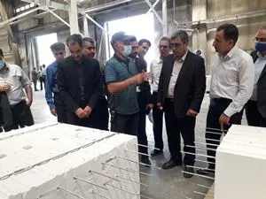 بازدید مدیران کل و معاونت های 18 استان سازمان نوسازی مدارس از خط تولید کارخانه پرین بتن